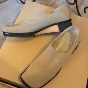Vintage Joan & David Couture Square Toed Slip-Ons